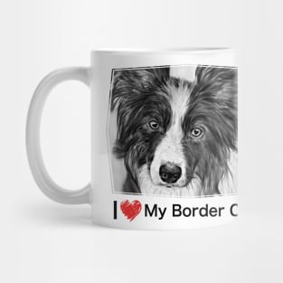 Border Collie Stare Mug